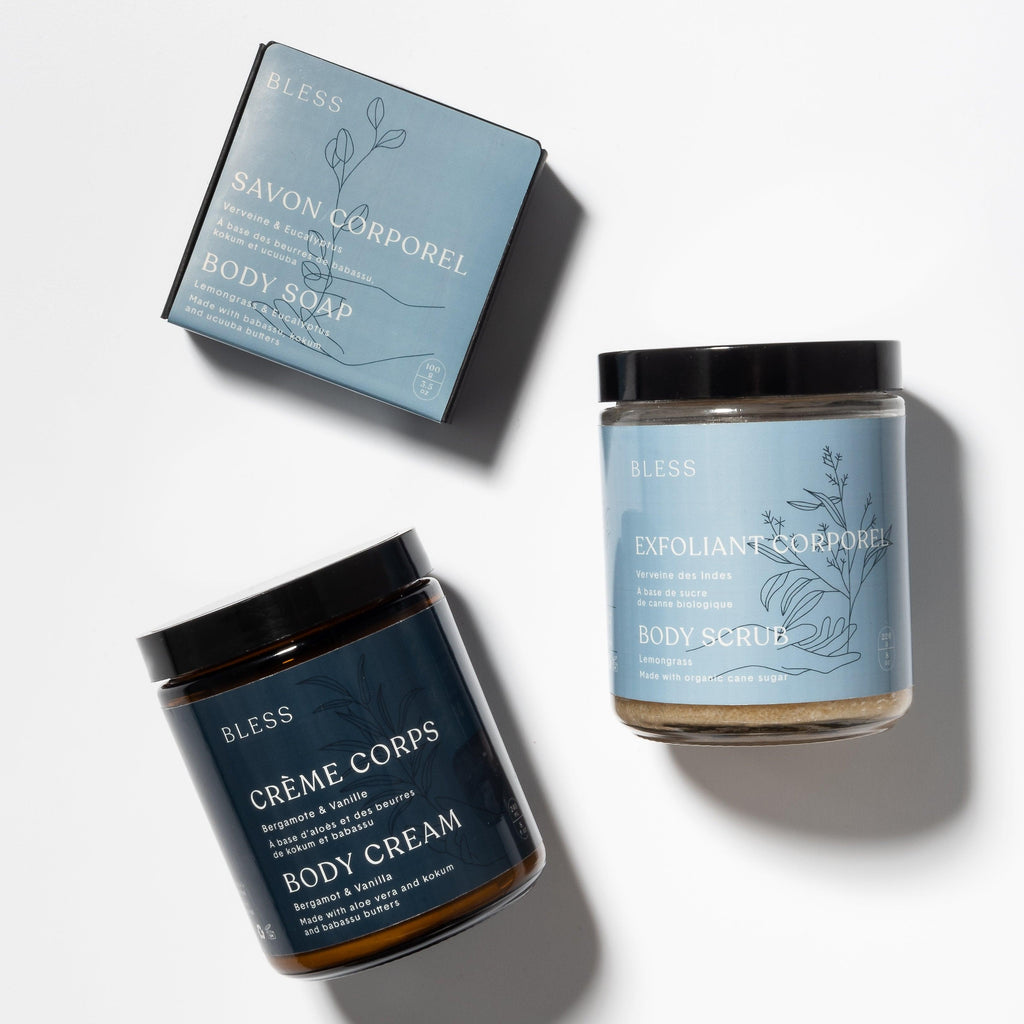 Ensemble soins du corps citronné-0