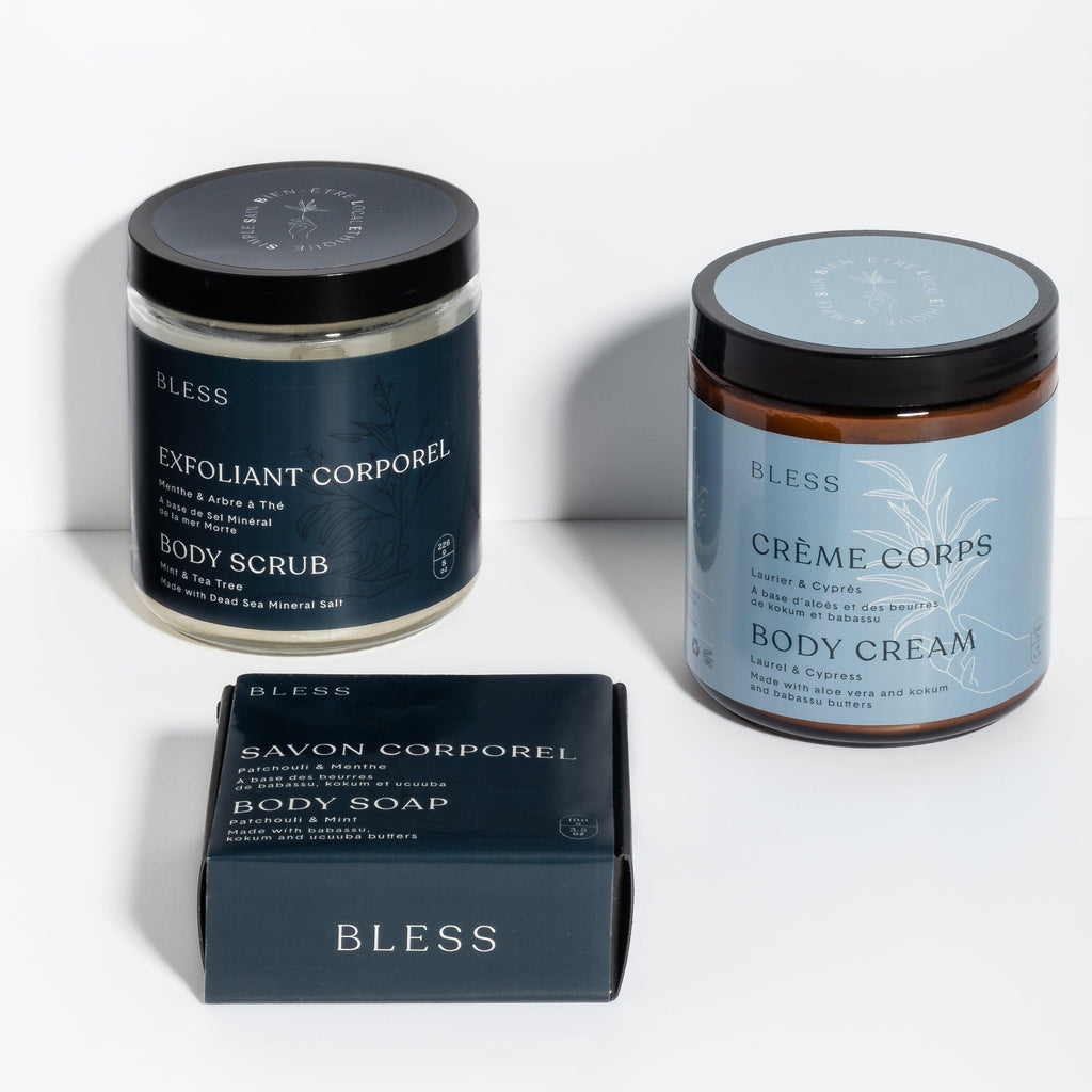 Ensemble soins du corps herbacé-0